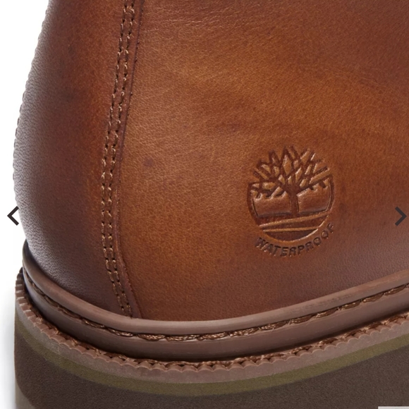 TIMBERLAND MEN'S PORT UNION CHUKKA WP RUST FULL GRAIN BOOTS - Picture 6 of 6